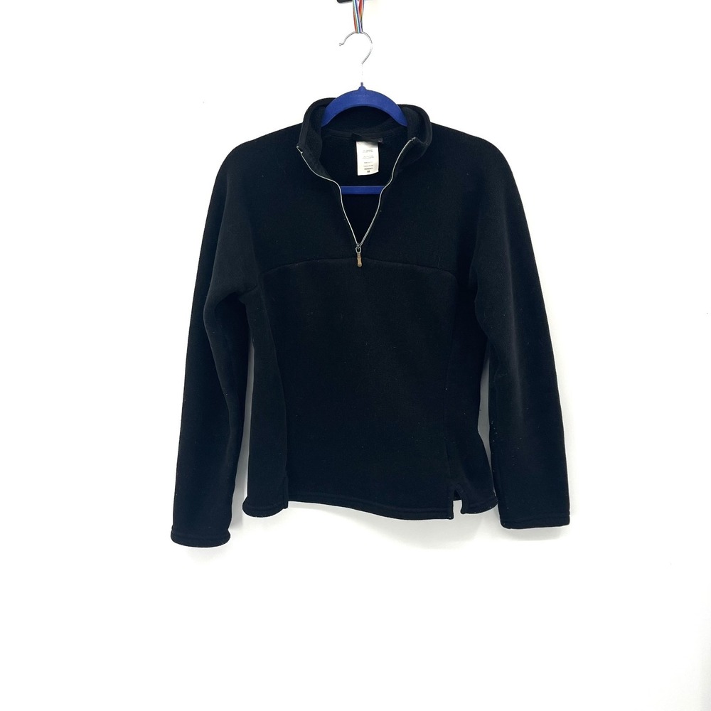 Patagonia synchilla pullover gorpcore Black fleece quarter zip long sleeve M